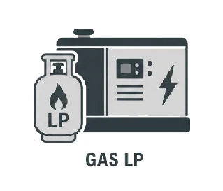 Generador de emergencia a Gas LP